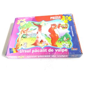Ursul pacalit de vulpe - puzzle 35 piese